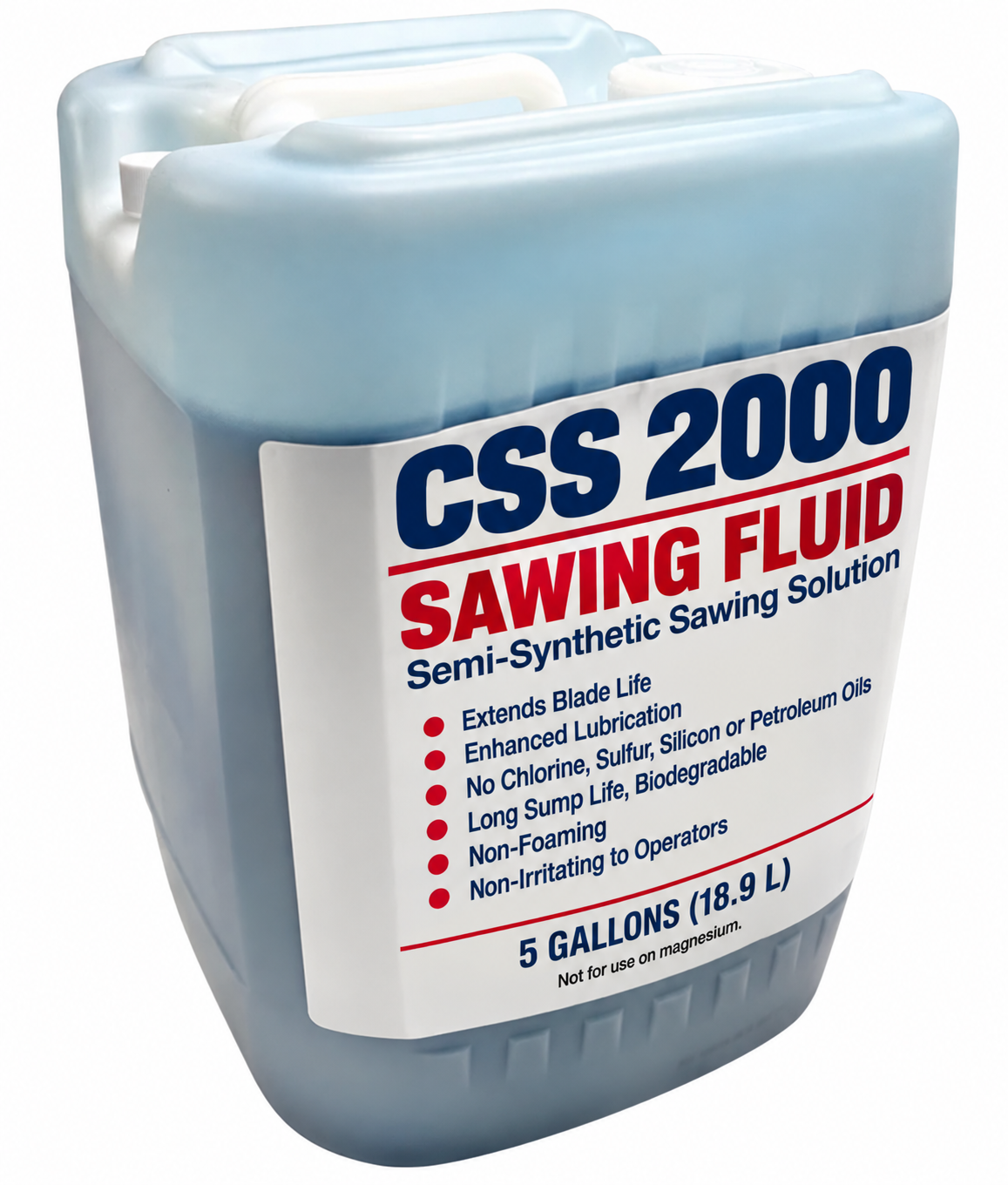 CSS 2000 Semi-Synthetic Sawing Fluid for Cold Saws