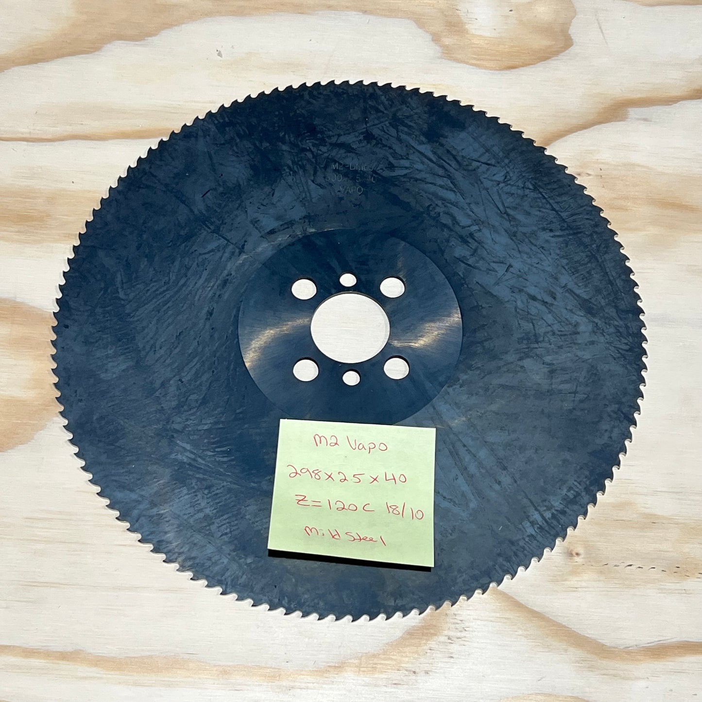 298 x 2.5 x 40 M2 VAPO 120 C HSS Cold Saw Blade