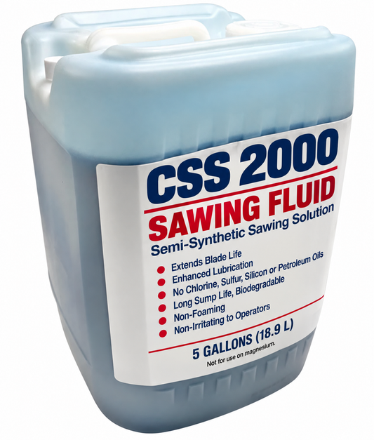 CSS 2000 Semi-Synthetic Sawing Fluid for Cold Saws