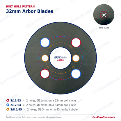 200 x 2.0 x 32 HSS M2 DMo5 Cold Saw Blade - view 3