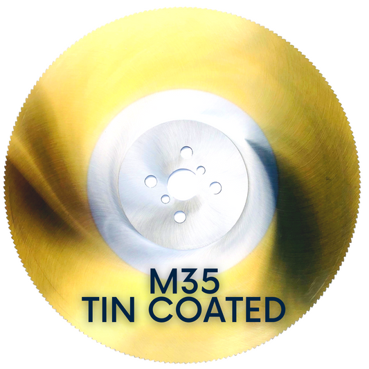250 x 2.0 x 32 M35 Co5 TiN Coated Cold Saw Blade